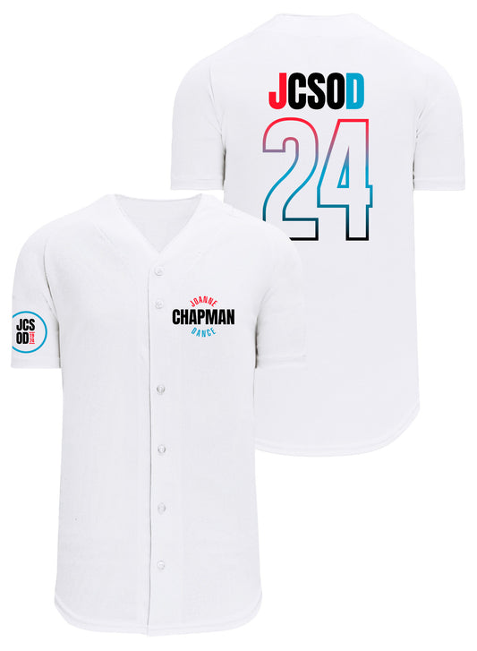 Joanne Chapman White Baseball Jersey