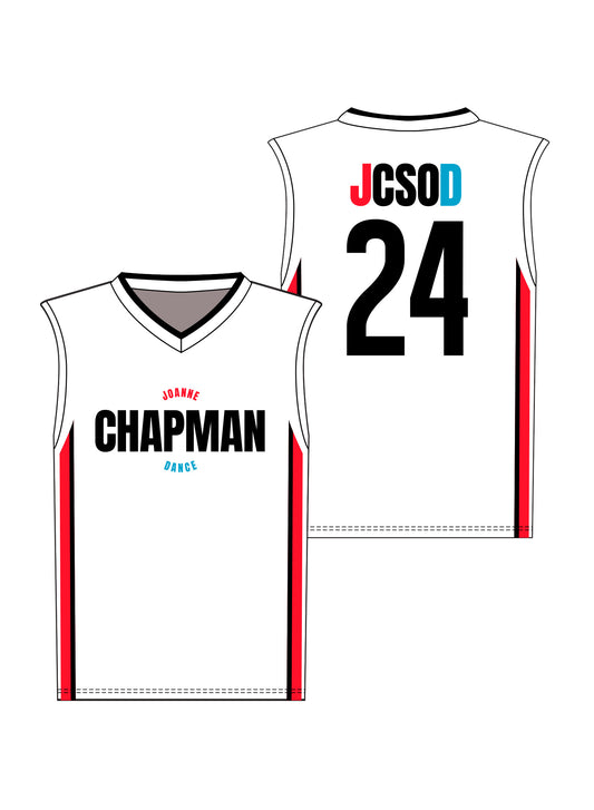 Joanne Chapman White Basketball Jersey