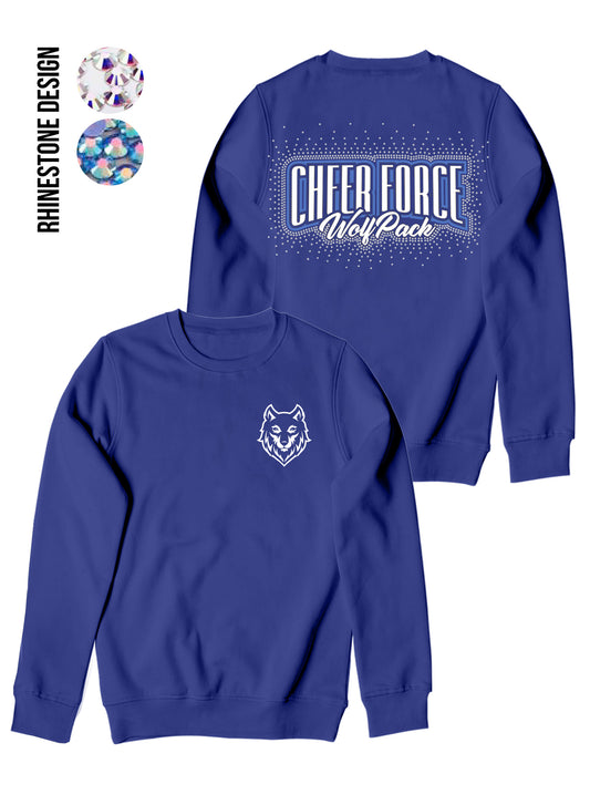 CheerForce Rhinestone Crewneck